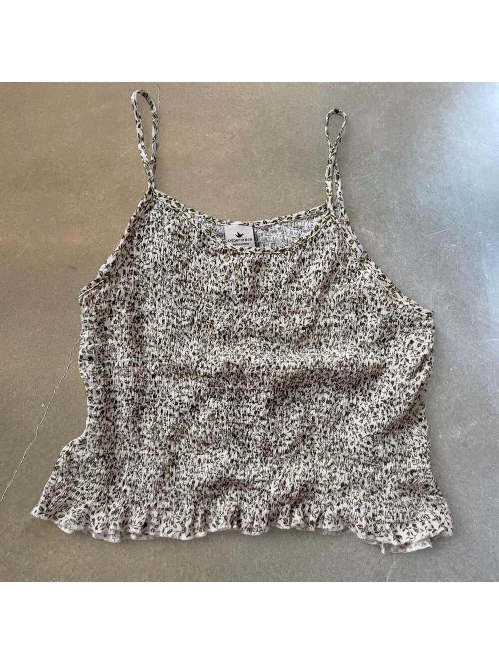 Paper Crane Smocked Floral Cami Top | Women’s Size S